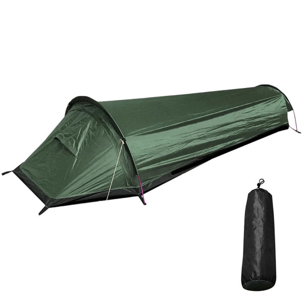 Ultralight Single Person Camping Tent Waterproof Backpacking Sleeping Shelter