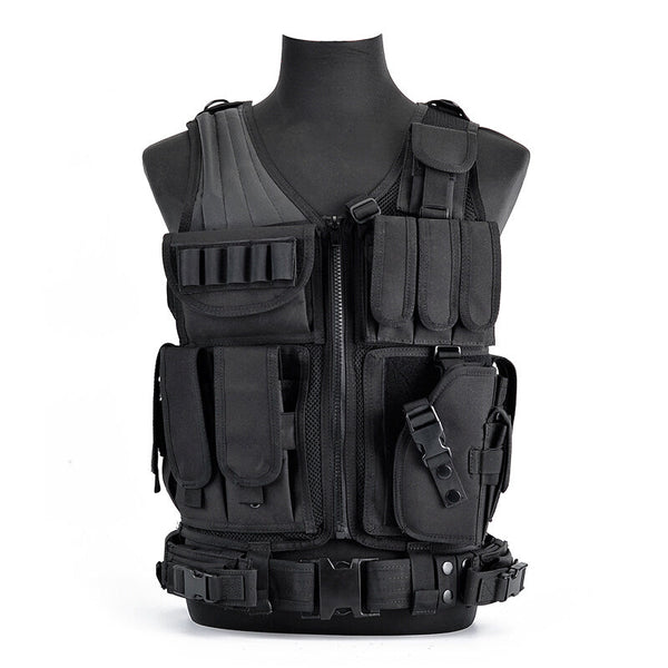 6000D Nylon Tactical Camouflage Hunting Vest Multi-Pocket Outdoor Gear