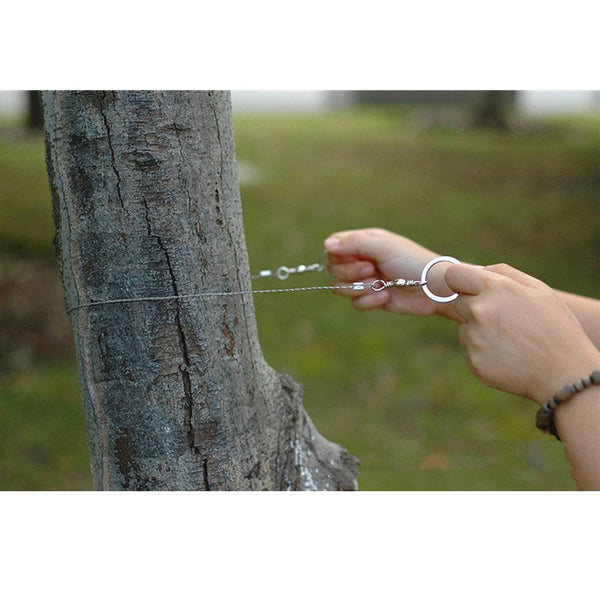 Hand Chain Saw Steel Wire Survival Saw Camping Outdoor Tool