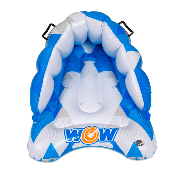Watersports Snow Tube Bobsled for Kids and Adults w Front Snow Shield