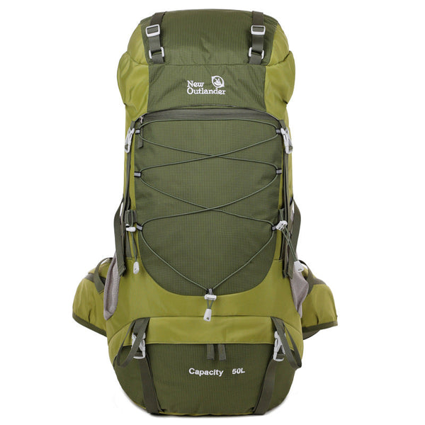 Large Capacity Nylon Mountaineering Backpack Camping Hiking Travel Outdoor